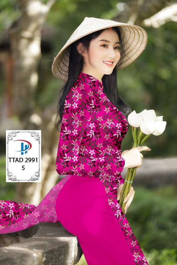 Vải Áo Dài Hoa Đều AD TTAD2991 64